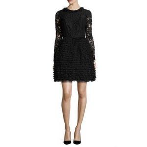 🖤 Marc by Marc Jacobs black lace long sleeve tulle dress 2